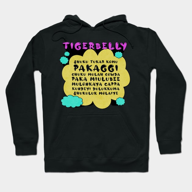 Tigerbally Theme Song Lyrics - Bobby Lee Gifts & Merchandise for Sale Hoodie by Ina